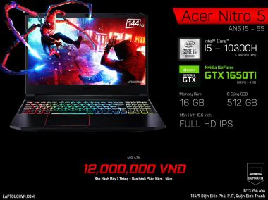 Acer Nitro 5 [ GeForce GTX 1650Ti ]