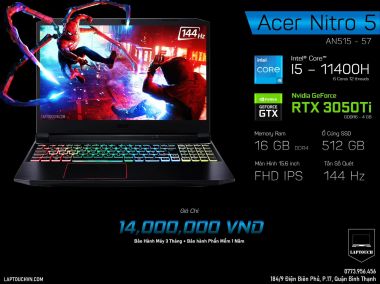 Acer Nitro 5 [ RTX 3050Ti ]