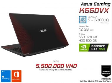 Asus Gaming K550VX