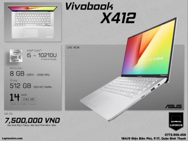 Asus Vivobook X412 [ Like New - Nguyên Tem ]