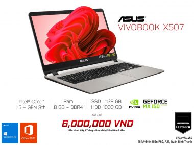 Asus VivoBook X507 [ Option Card Rời + Màn Full HD ]