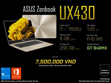 Asus Xenbook UX430 [ Option Card Rời ]