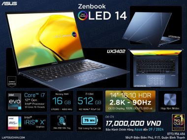 Asus Zenbook OLED 14 - UX3402ZA