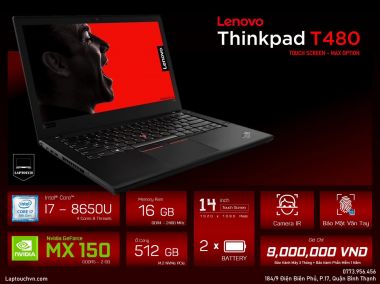 Lenovo Thinkpad T480 [ TouchScreen - Max Option ]