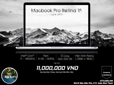 Macbook Pro Retina 15 [ Late 2013 ]