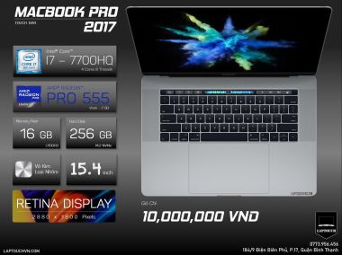 Macbook Pro Retina 15 [ 2017 TouchBar ]