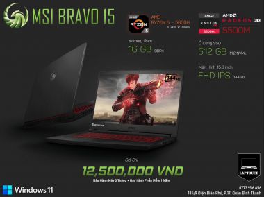 MSI Bravo 15 [ 2021 - Like New - 144 Hz ]