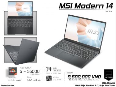 MSI Modern 14 B5M [ Like New - Nguyên Tem ]