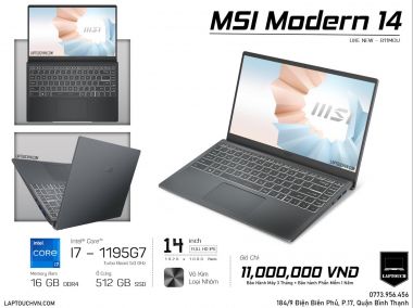 MSI Modern 14 [ I7 Gen 11th - Like New ]