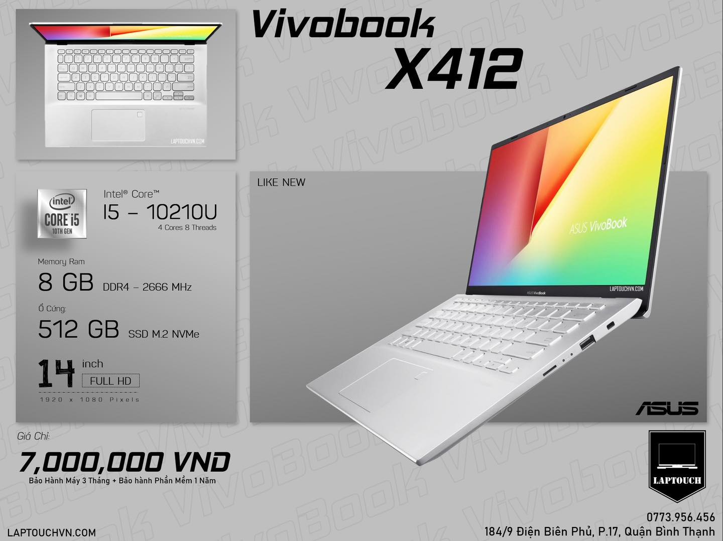 Asus Vivobook X412 [ Like New ]