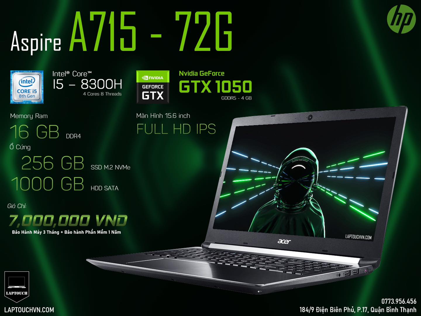 Acer Aspire A715 - 72G