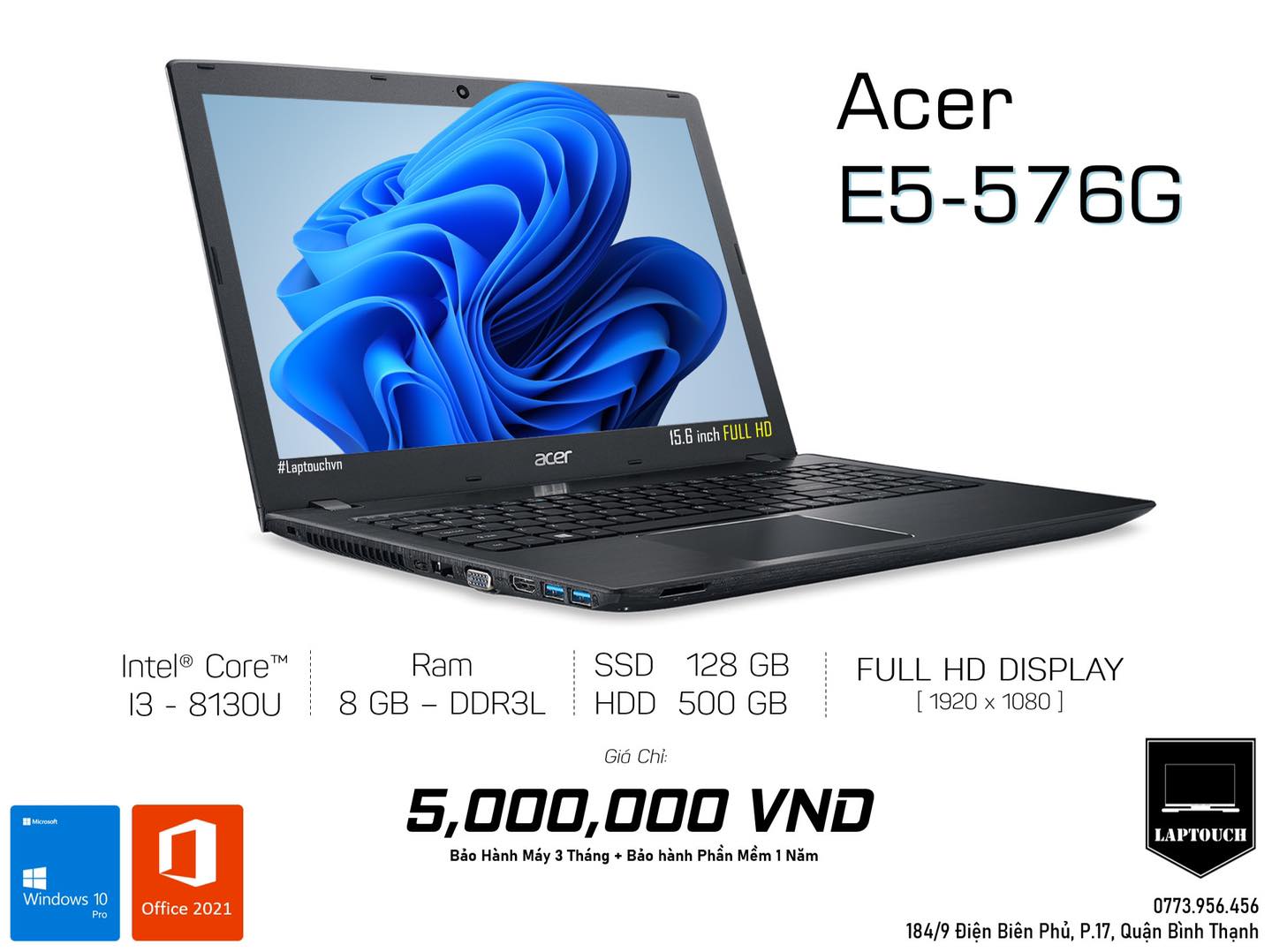 Acer E5 - 576G