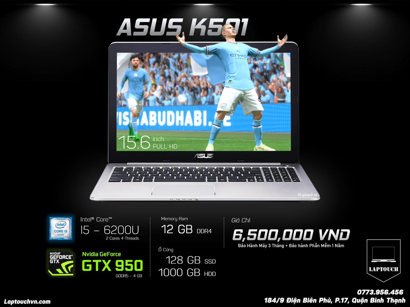 Asus K501UXM [ GTX 950 - 4 GB ]