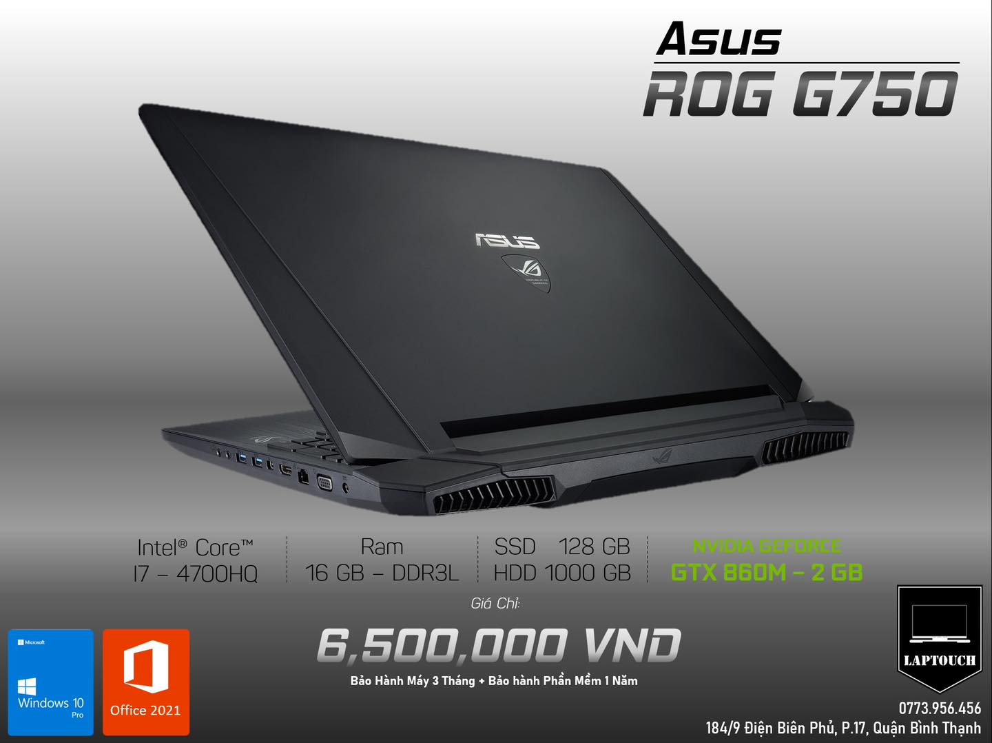 Asus ROG G750