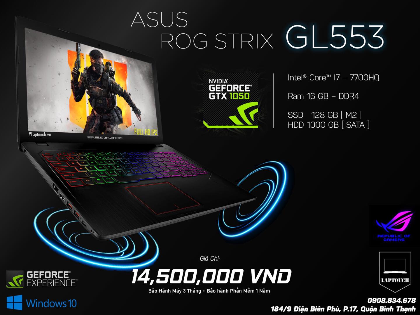 Asus ROG STRIX GL553
