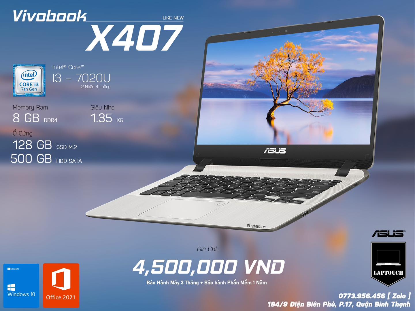Asus Vivobook X407 [ Like New ]