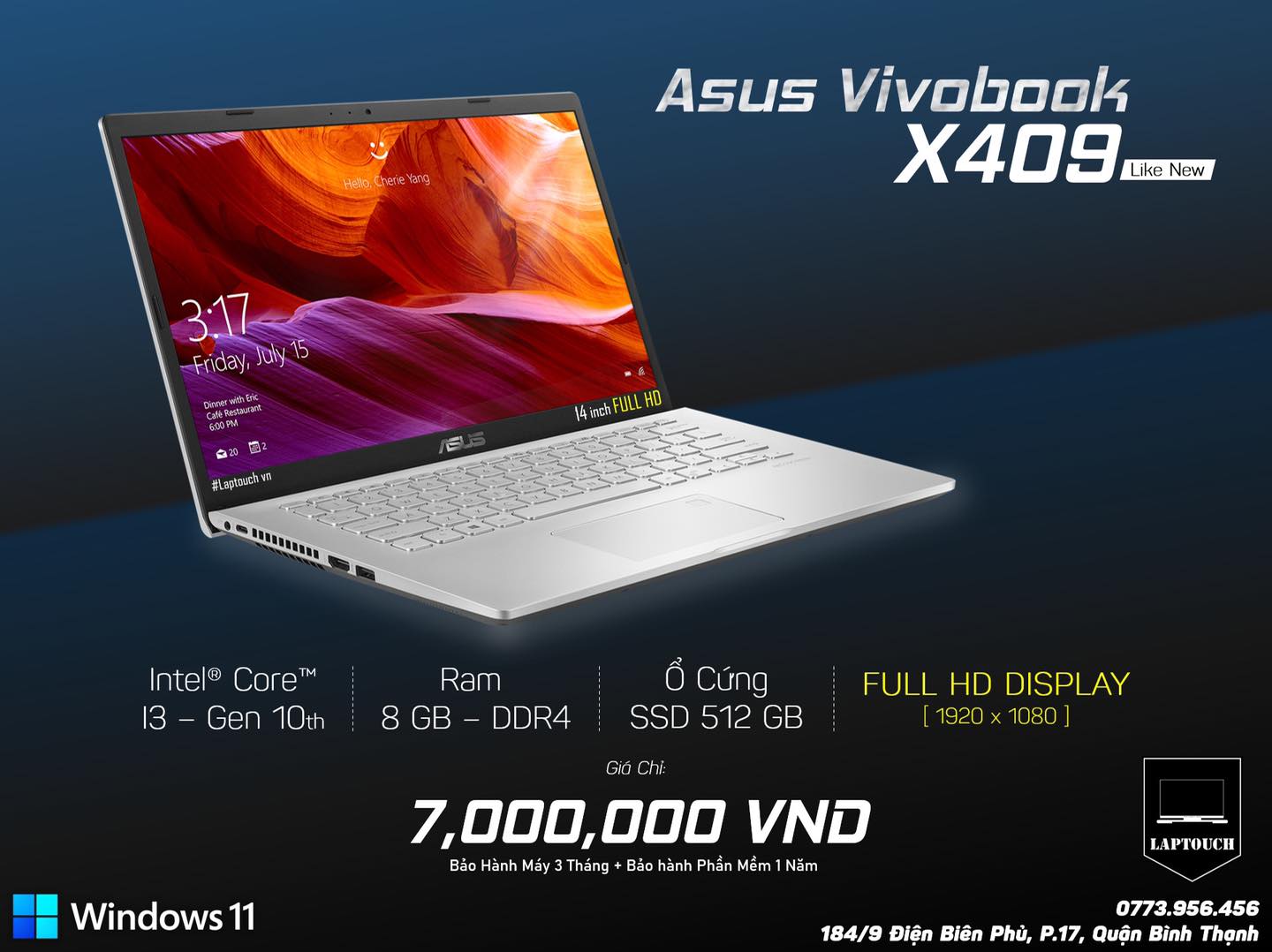 Asus Vivobook X409 [ Like New ]