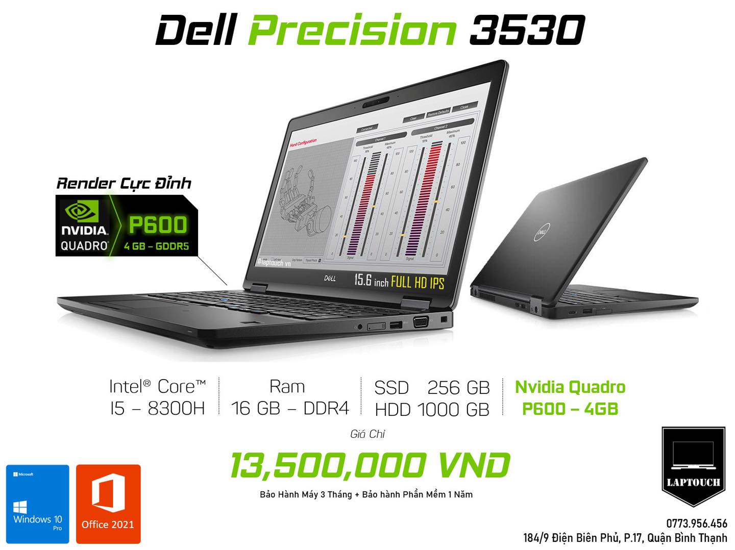 Dell Precision 3530 [ Render Cực Khét ]