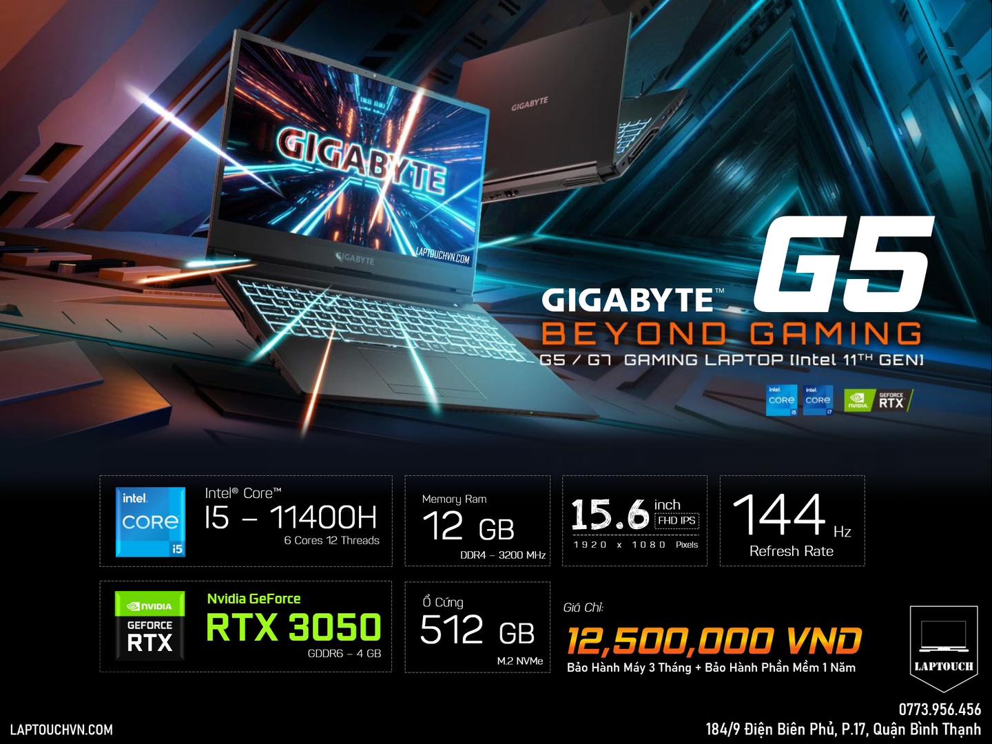 Gigabyte G5 [ Like New - RTX 3050 ]
