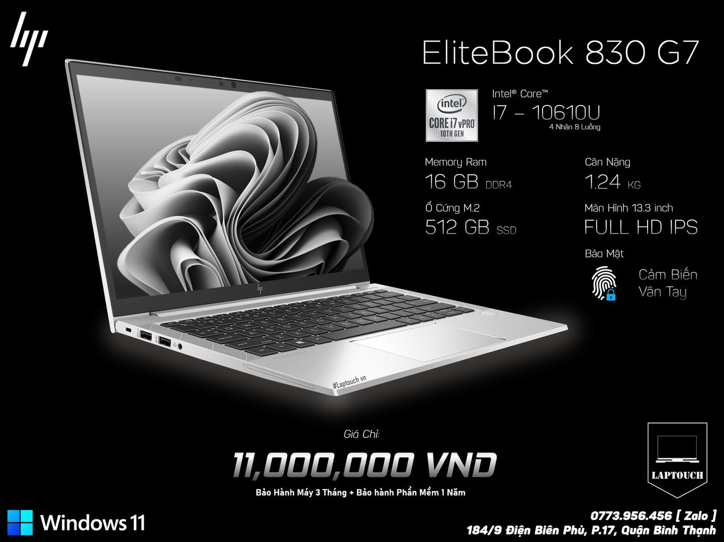HP Elitebook 830 G7 [ Core I7 Gen 10th ]