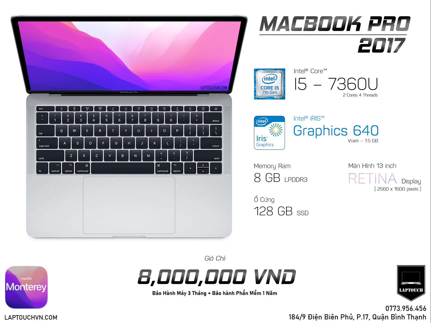 Macbook Pro 13 - 2017