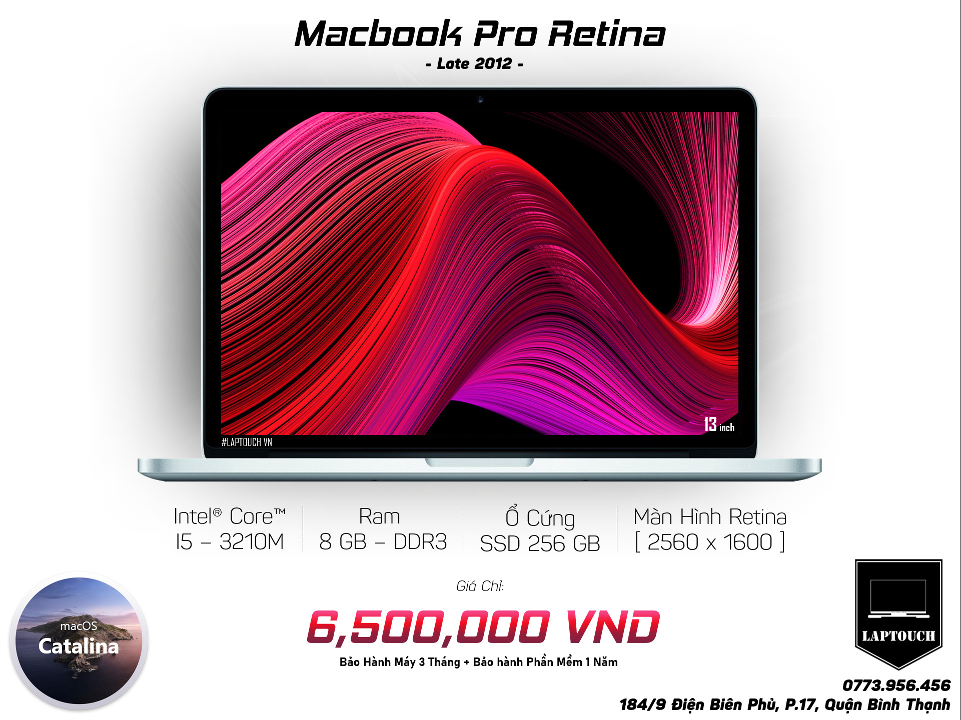 Macbook Pro Retina 13 - Late 2012