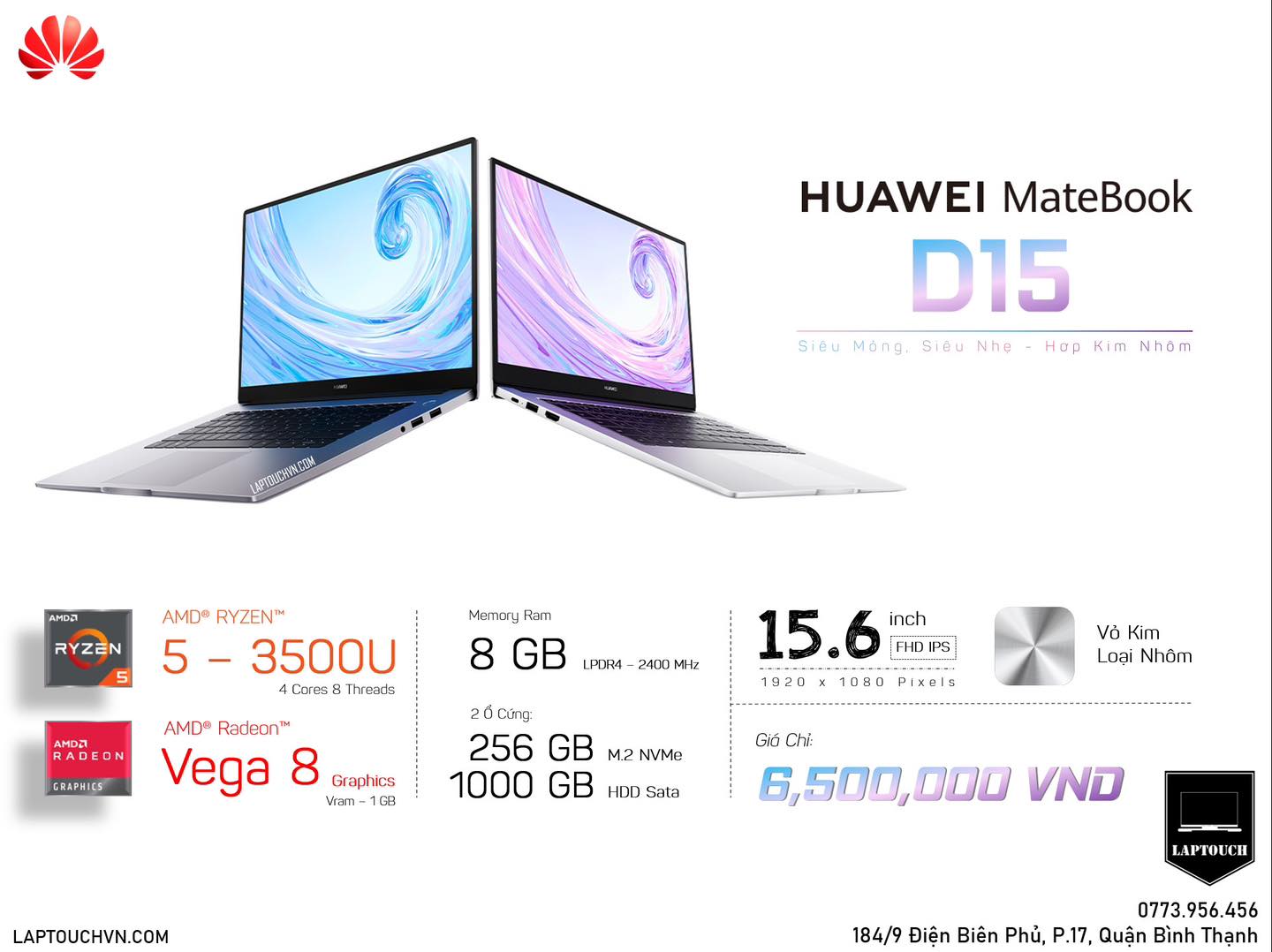 Huawei Matebook D15 [ Like New ]